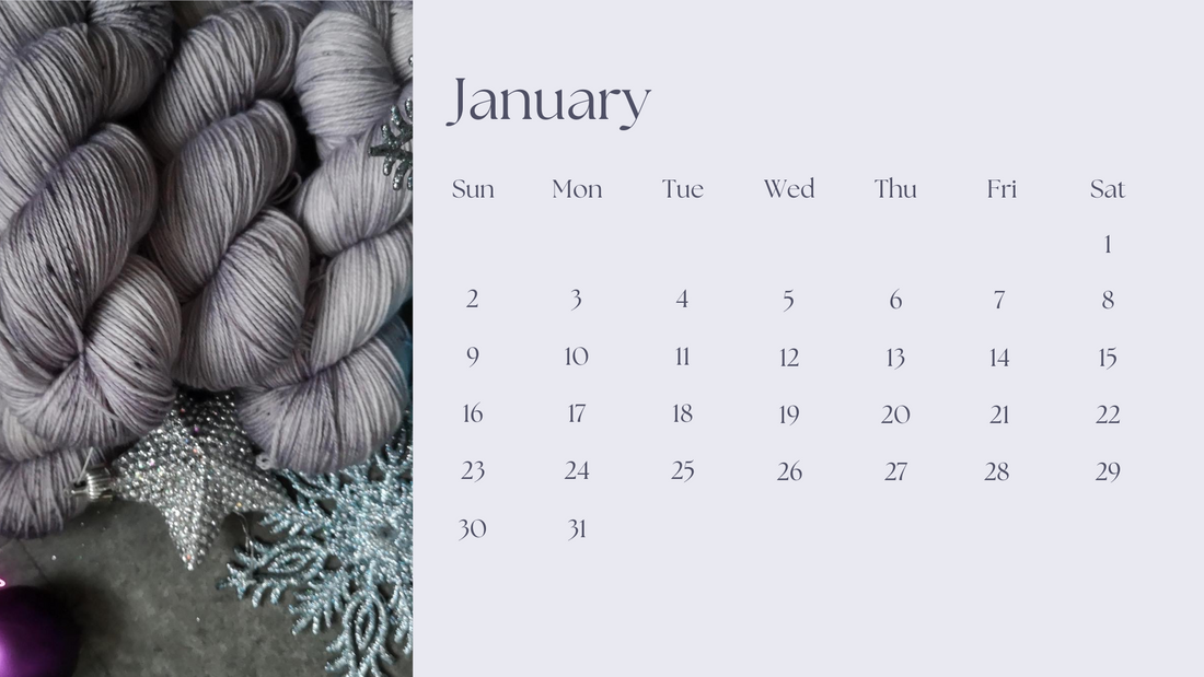 Free Monthly Desktop Calendar - January 2022