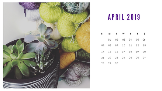 Free Downloadable Calendar April 2019