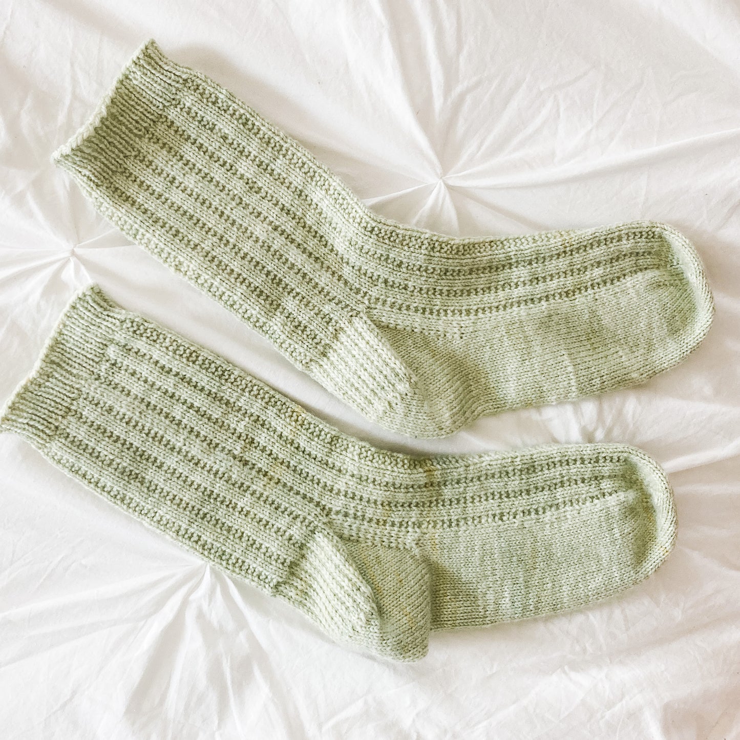 Spring Time Sprout Socks // PDF Knitting Pattern - Red Sock Blue Sock Yarn Co