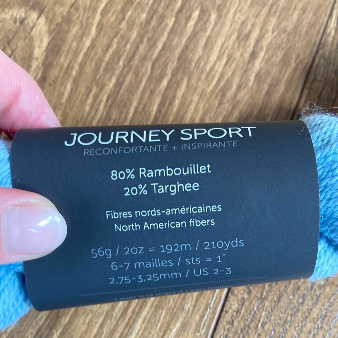 Julie Asselin Journey Sport - voilier - Red Sock Blue Sock Yarn Co