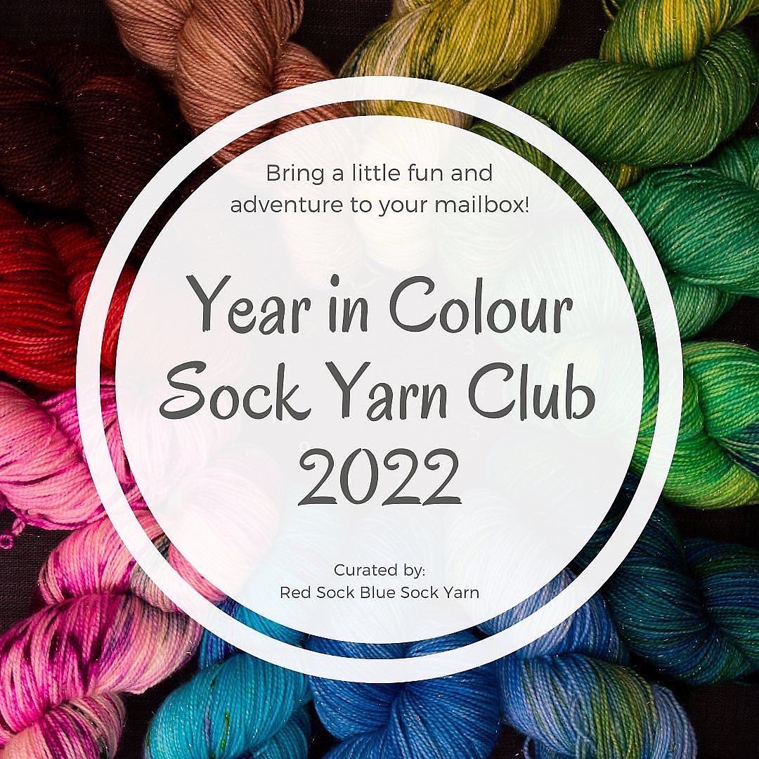 YICC Extra Skeins - Red Sock Blue Sock Yarn Co